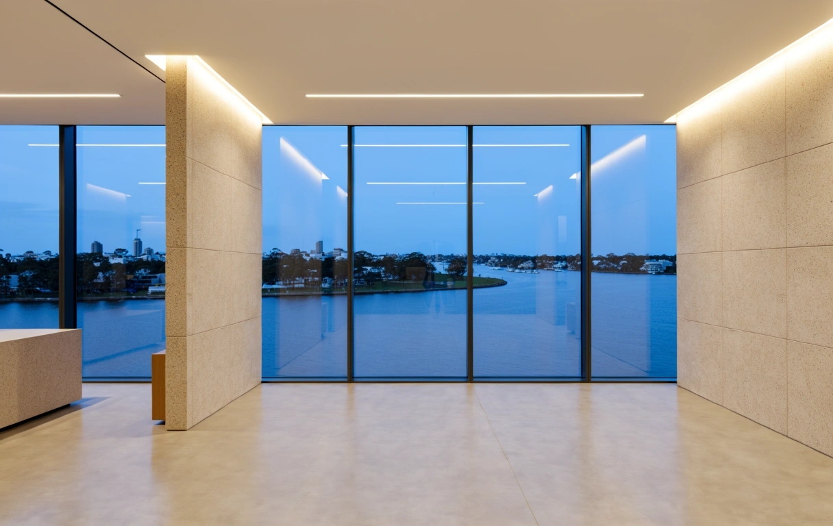 Financial district perspective